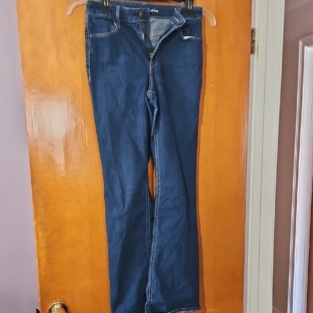 Old Navy Dark Blue Women's Boot Cut Jeans